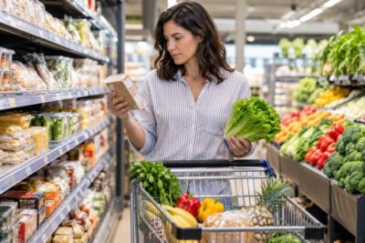 comparing packaged foods